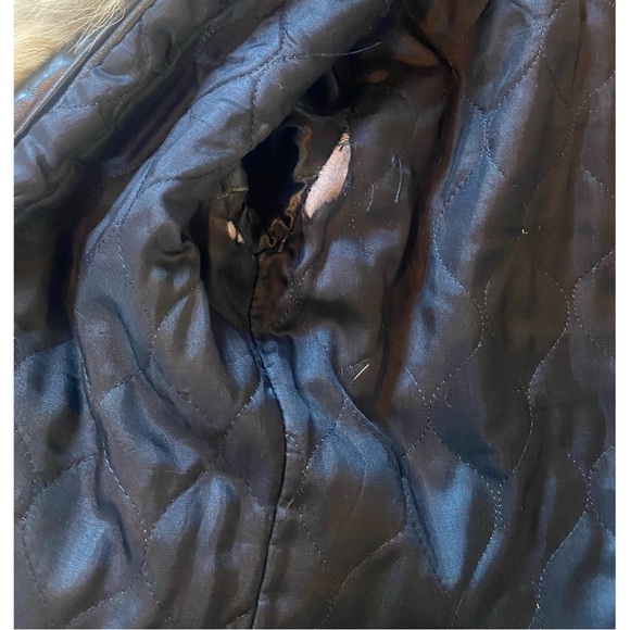 *SOLD* Vintage leather coat/trench - Picture 11 of 12